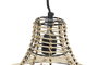 DKD Home Decor Lámpara de Techo de Yute y Metal Natural