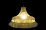 DKD Home Decor Lámpara de Techo de Yute y Metal Natural