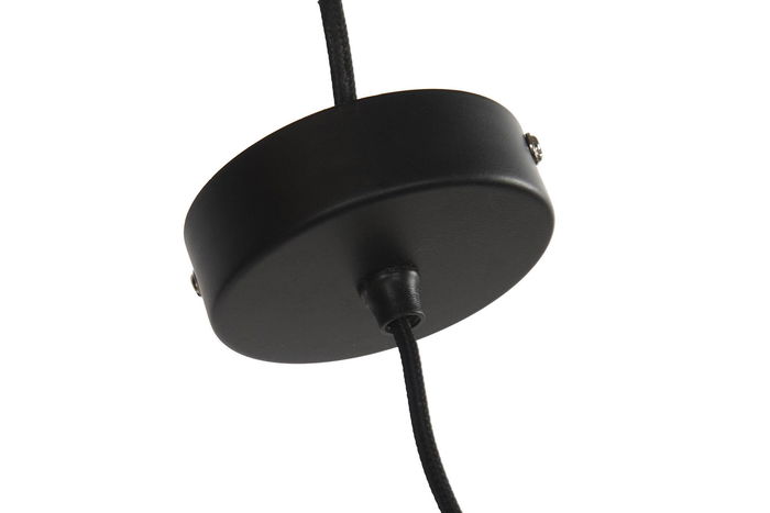 DKD Home Decor Lámpara Techo Colonial Yute Natural 45 x 36 x 45 cm