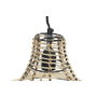DKD Home Decor Lámpara de Techo de Yute y Metal Natural
