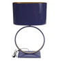 DKD Home Decor Lámpara de sobremesa de hierro lila 41x20x71 cm