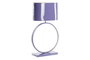 DKD Home Decor Lámpara de sobremesa de hierro lila 41x20x71 cm