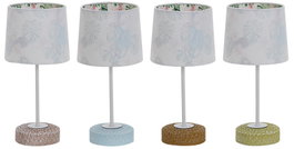 DKD Home Decor Lámpara de Sobremesa de Cerámica Multicolor Tropical (Surtido de 4) SKU S3040132