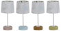 DKD Home Decor Lámpara de Sobremesa de Cerámica Multicolor Tropical (Surtido de 4) SKU S3040132
