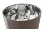 DKD Home Decor Lámpara de Sobremesa de Cerámica y Terciopelo Marrón