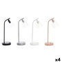DKD Home Decor Lámpara de Sobremesa de Metal y Cristal con USB, E14, Surtido de 4 Colores