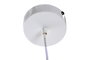 DKD Home Decor Lámpara de Techo Lino y Metal Abanico Blanco