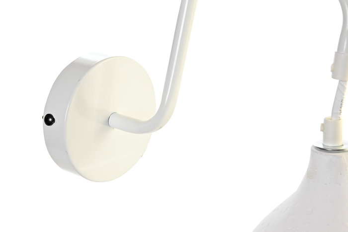 DKD Home Decor Lámpara Aplique Moderno Dorado Gris Oscuro Metal Cemento 27 x 26 x 14 cm (2 Unidades)