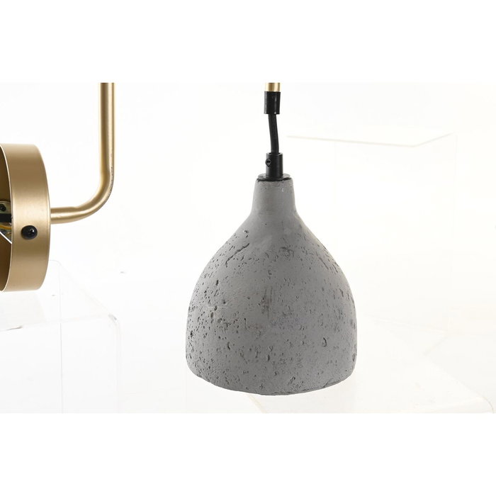 DKD Home Decor Lámpara Aplique Metal y Cemento Pack de 2, Surtido de Colores