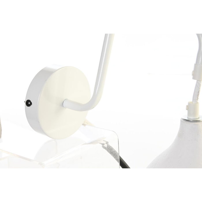 DKD Home Decor Lámpara Aplique Metal y Cemento Pack de 2, Surtido de Colores