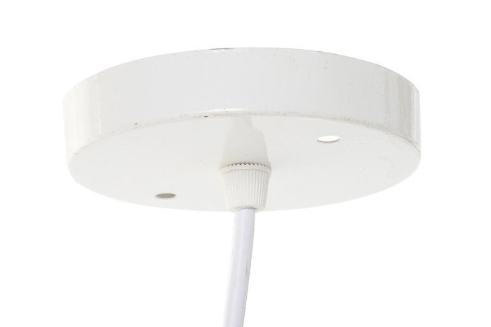 DKD Home Decor Lámpara de Techo Urban Marrón Negro Bambú 60 x 60 x 30 cm