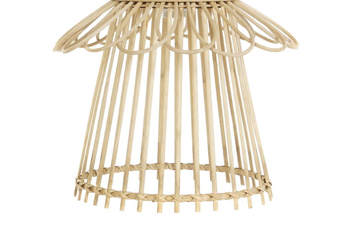 DKD Home Decor Lámpara Techo Urban 40 x 46 x 40 cm Ratán Marrón