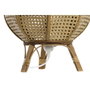 DKD Home Decor Lámpara de Sobremesa de Ratán Marrón Natural