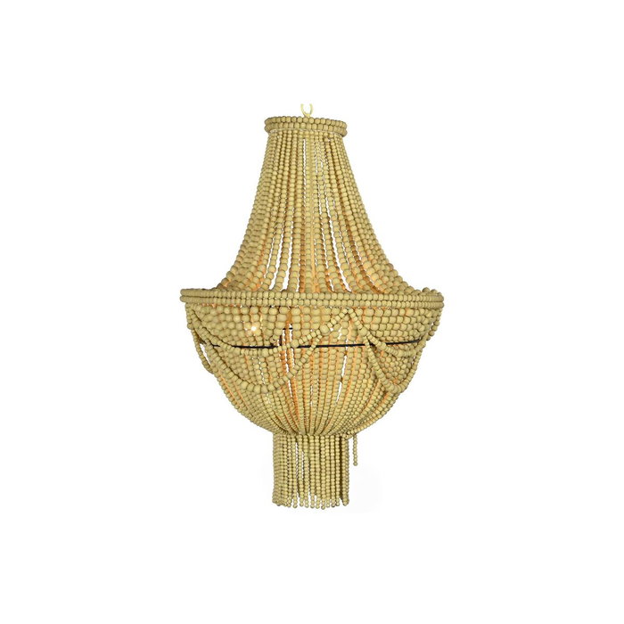 DKD Home Decor Lámpara de Techo de Metal y MDF con 50 Bolas