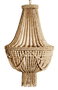 DKD Home Decor Lámpara de Techo de Metal y MDF con 50 Bolas