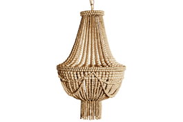 DKD Home Decor Lámpara Techo Tradicional Bolas Metal MDF 40 x 60 x 40 cm
