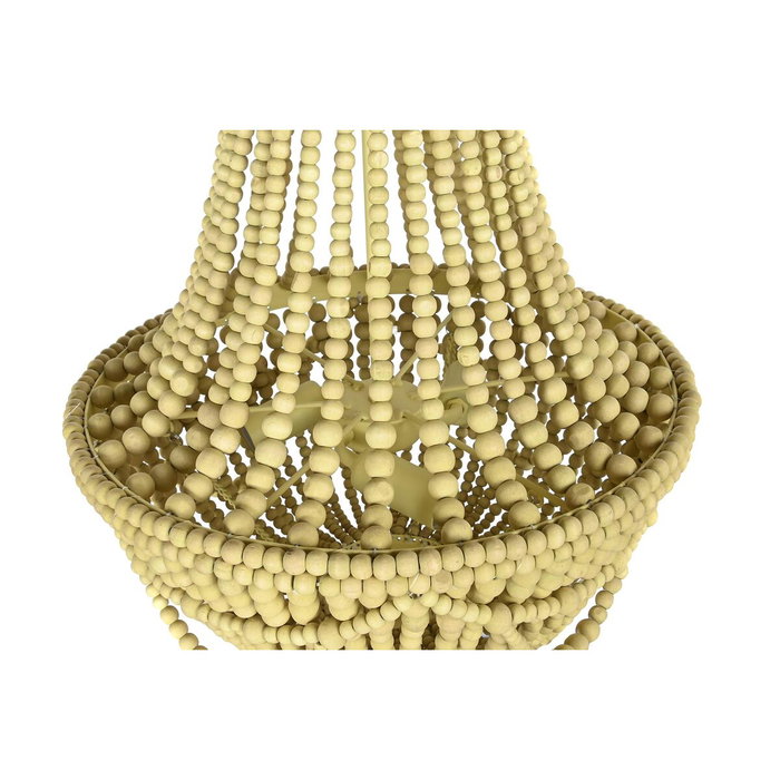 DKD Home Decor Lámpara de Techo Tradicional Bolas Metal MDF 40 x 60 x 40 cm