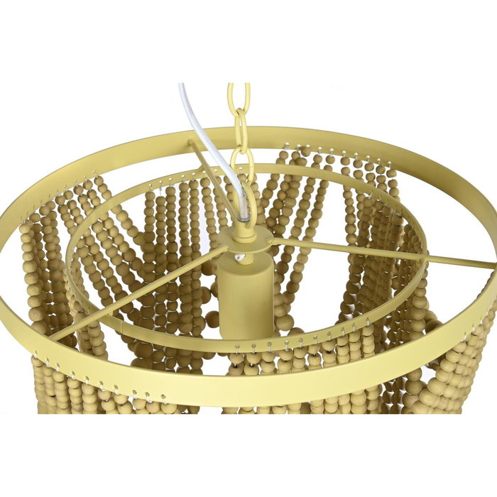 DKD Home Decor Lámpara de Techo de Bolas en Metal y MDF 35x35x95 cm