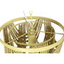 DKD Home Decor Lámpara de Techo de Bolas en Metal y MDF 35x35x95 cm