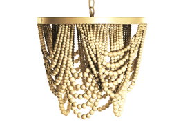 DKD Home Decor Lámpara de Techo de Bolas en Metal y MDF 35x35x95 cm