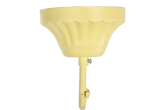 DKD Home Decor Lámpara Techo Tradicional Metal y MDF 35 x 95 x 35 cm Bolas Hecha a Mano E27 50W