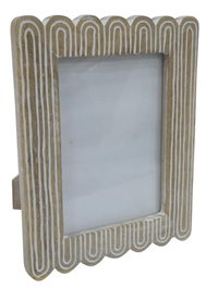 DKD Home Decor Marco de Foto 13x18 Colonial Natural Mango 2 x 23 x 18.5 cm