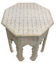 DKD Home Decor Mesita Auxiliar Mango con Ramas y Acabado Decape
