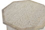 DKD Home Decor Mesita Auxiliar Mango con Ramas y Acabado Decape