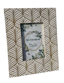 DKD Home Decor Pikoh Marco de Fotos 15x10 cm Marrón 20x2x25 cm