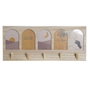 DKD Home Decor Perchero MDF Natural COZY BOHO 22