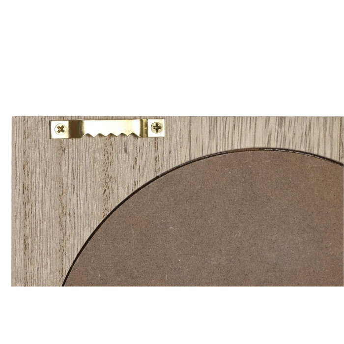 DKD Home Decor Marco Multifoto MDF 43x40 cm Natural para 3 Fotos