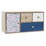 DKD Home Decor Joyero Multicolor con 4 Cajones de MDF
