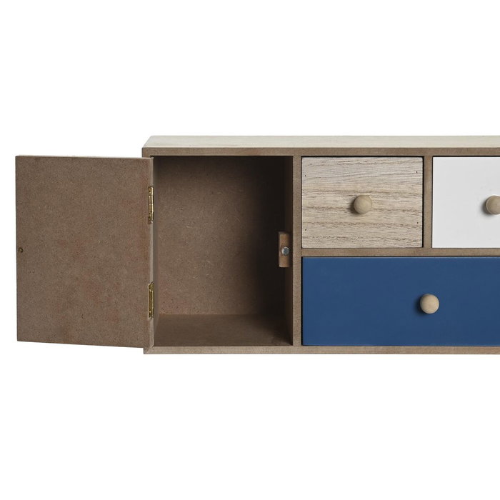 DKD Home Decor Joyero Multicolor con 4 Cajones de MDF