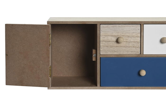 DKD Home Decor Joyero Shabby Country floral Multicolor 30 x 12.5 x 15 cm