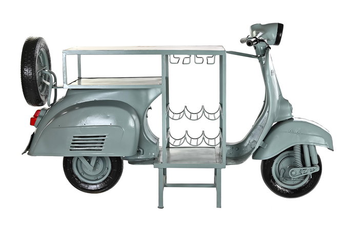 Botellero Loft DKD Home Decor Verde Menta Marron 70 x 106 x 195 cm