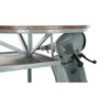 DKD Home Decor Mesa de Hierro y Mango con Detalles de Moto Desgastado