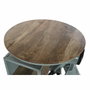 DKD Home Decor Mesa de Hierro y Mango con Detalles de Moto Desgastado