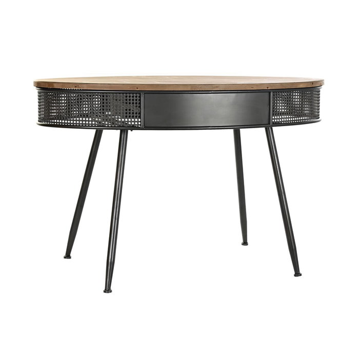 DKD Home Decor Consola Loft Negro Marron Abeto Metal 65 x 77 x 120 cm DKD Home Decor Consola Loft Negro Marron Abeto Metal 65 x 77 x 120 cm