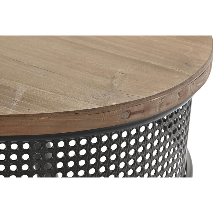 DKD Home Decor Consola Loft Negro Marron Abeto Metal 65 x 77 x 120 cm DKD Home Decor Consola Loft Negro Marron Abeto Metal 65 x 77 x 120 cm