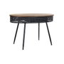 DKD Home Decor Consola Loft Negro Marron Abeto Metal 65 x 77 x 120 cm