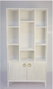 DKD Home Decor Estantería de Mango y Metal Blanco 90x40x180