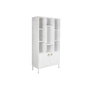 DKD Home Decor Estantería de Mango y Metal Blanco 90x40x180