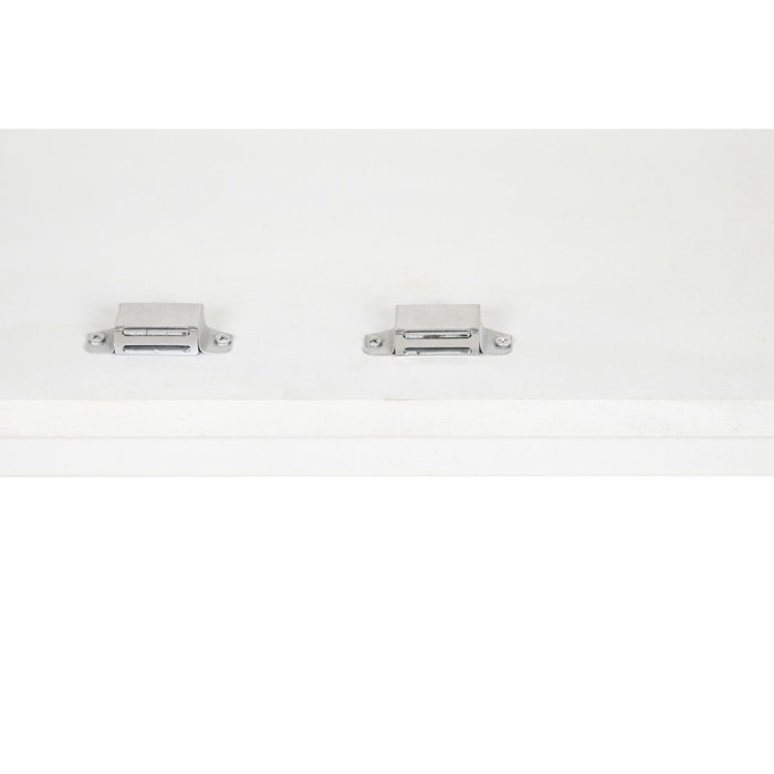 DKD Home Decor Estantería de Mango y Metal Blanco 90x40x180