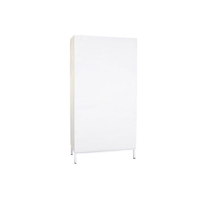 DKD Home Decor Estantería de Mango y Metal Blanco 90x40x180
