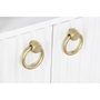 DKD Home Decor Estantería de Mango y Metal Blanco 90x40x180