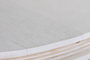 DKD Home Decor Mesa de Comedor Mango 180x90x76 Rombo Blanco y Dorado