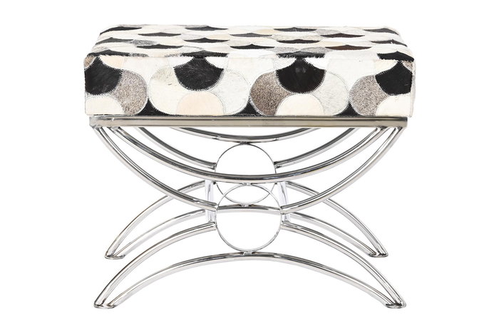 DKD Home Decor Descalzadora Colonial Negro Blanco 53 x 40 x 43 cm