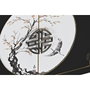DKD Home Decor Mueble TV Masako Oriental Negro Dorado