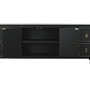 DKD Home Decor Mueble TV Masako Oriental Negro Dorado