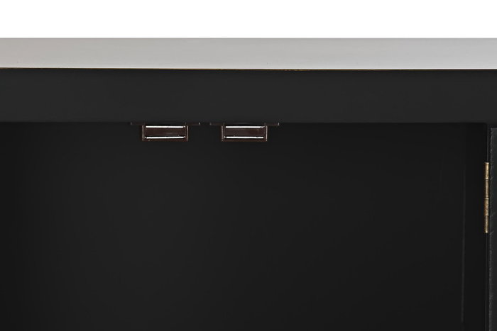 DKD Home Decor Consola Masako Oriental Negro Blanco 95 x 79 x 26 cm